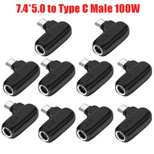 10Pcs 7.4mm*5.0mm to Type C 100W Charger Converter USB Cable Adapter For HP Dell picture
