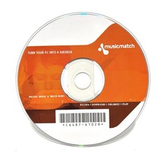 MusicMatch PC Software Turn Your PC Into A Jukebox Disc Only Tested picture