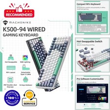 MACHENIKE K500 Mechanical Gaming Keyboard Hot Swappable RGB 94 Keys Wired picture