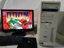 Vintage Windows 98 SE DELL XPS TRUE DOS RETRO GAMING Computer PC Yamaha + Games picture