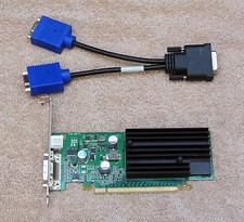 Dell Nvidia Quadro NVS 285 128MB PCI-e x16 Video Card DMS-59 w/ Cable DH261 picture