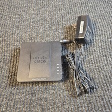 Cisco 2 Port Phone Adapter W/Power Supply Model SPA112 picture