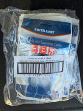 10-Pack Intellinet Cat5e Patch Cable 1FT Blue Ethernet RJ45 UTP 347495 NEW picture