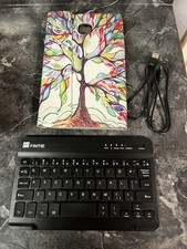 For Samsung Galaxy Tab S2 8.0 SM-T710 SlimShell Case Cover + Detachable Keyboard picture