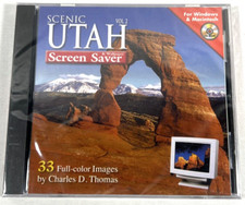Vintage 1998 Softstuff Scenic UTAH Screen Saver & Wallpaper CD Win/Mac New picture