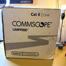 CommScope Uniprise Cat 6 CS34P U/UTP(almost)  1000 ft Gray Bulk Ethernet Cable picture