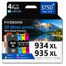 934XL 1BK 935XL 3PK 4 Color High Yield Ink OfficeJet 6220 6800 6812 6815 6820 picture