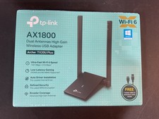 TP-Link WiFi 6 Dual Antennas High Gain Wireless USB Adapter (AX1800) picture