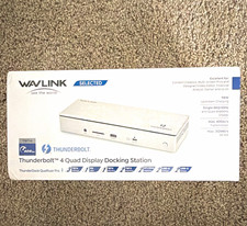 WAVLINK ThunderDock Quattuor Pro Thunderbolt 4 Quad Display Dock, HDMI, RJ45 picture