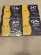 Set of 4 Sony CD-RW650 CD ReWritable picture