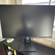 HP Flat Screen Computer Monitor w/ Stand, Black, 25-27.9 in 16:9 picture