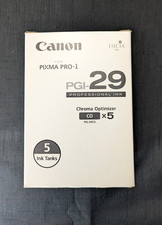 Canon PGI-29 Chroma Optimizer Tank Pixma Pro-1 4879B009 Sealed Box Of 5 Sealed picture