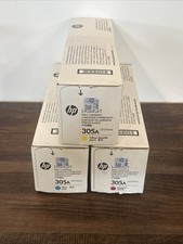 HP 305A Toner Tri-Pack Cyan Magenta Yellow OEM Factory Sealed NEW picture