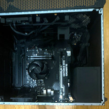 GIGABYTE GeForce RTX Graphics Card PC Case - MicroATX Form Factor, Black picture