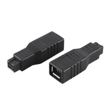 2 PCS IEEE 1394 Type FireWire 400 To 800 9 Pin Female To 6 Pin Male FW 800... picture