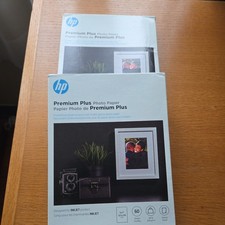 (BUNDLE X2) HP Premium Plus INKJET Photo Paper 120 Sheets Glossy 5 X 7