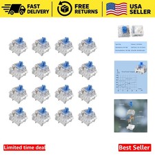 3-Pin Blue Clicky Keyboard Switches 108Pcs for Mechanical Keyboards picture