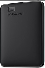 WD 2TB Elements Portable External Hard Drive HDD USB 3.0 PS4 & Xbox - Black picture