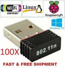 100 X Realtek Mini USB Wireless 802.11BG/N LAN Card WiFi Network Adapter RTL8188 picture