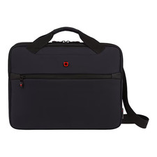 Wenger Notion Laptop Slim Briefcase, Dark Navy Polyester  - Brand New picture