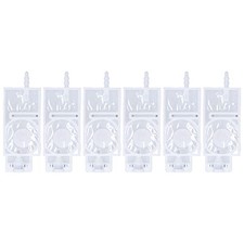 6 PCS Inkjet Head Printer Ink Damper White Fits 4x3mm Ink Tube For XP600 picture