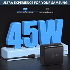 45W Super Fast Charger USB C, 45 Watt Type-C Android Phone Charger Fast Charg picture
