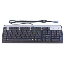 HP (PS/2 KEYBOARD WIRED BLACK STANDARD) DT527A#ABA) NEW picture