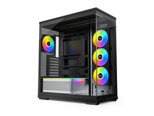 MONTECH TG3 Panoramic ATX Mid-Tower PC Case, Pre-Installed 360mm ARGB Unibody Fa picture