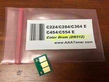 1 Color Drum Chip (DR512C) for Minolta Bizhub C224 C284 C364 C454 C554 E Refill picture