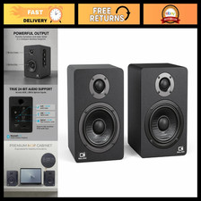 60W Bluetooth Computer Speakers for Desktop & Laptop, 2.0 Stereo, USB-C DAC, AUX picture