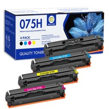 4 Pack 075H Toner Cartridge for Canon ImageCLASS MF665CDW MF663Cdw LBP646Cdw picture