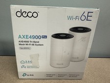 TP-Link Deco XE70 Pro AXE4900 | Two (2) Pack | Tri-Band WiFi 6E Mesh WiFi - USED picture