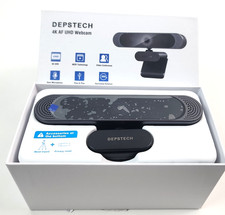 DEPSTECH 4K AF UHD Webcam Autofocus Streaming Camera w/ Tripod, Cover & Stickers picture
