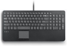Perixx PERIBOARD-534 US, Wired Compact USB Keyboard with Touchpad - X Type picture