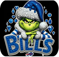 BILLS GRINCH (UNOFFICIAL) HOLIDAY GIFT MOUSEPAD MOUSE PAD THICK 9