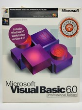Microsoft Visual Basic 6.0 Professional Edition Academic Vintage Software Box picture