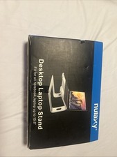 Nulaxy Gray Aluminum Desktop Laptop Stand Model C3 Fits Up to 15.8