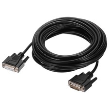 DB15 Serial Cable, 28AWG Aluminium Foil Shielded DB15 Male to Female, 32.8 ft picture