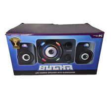 Bugha LED Gaming Speakers & Subwoofer Set 3.5mm aux-in picture