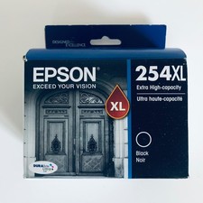 Genuine Epson 254XL Black Ink High Yield Ink Cartridge T254XL120 Expires 04/2025 picture
