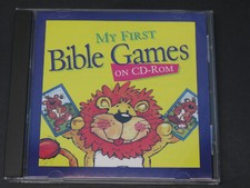 VINTAGE MY FIRST BIBLE GAMES PC/MAC, BINGO/DOMINOS/MATCH/BIBLELAND 1997 Games picture