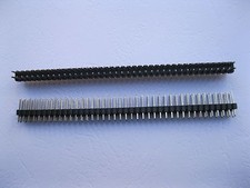 50 pcs 2.54mm 2x40 80pin Male Breakable Pin Header Double Row Strip New picture