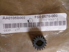 Canon FS6-0670-000 17T Gear Used in Fixing Oil Application Assembly GENUINE picture