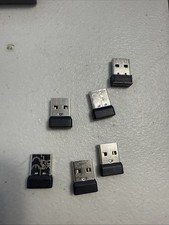 LOT OF 5 Logitech USB Receiver Dongle C-U0010. Plus another receiver. picture