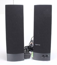 IBM Infinity 3W Black Desktop Computer Speakers Model 25P4726 picture