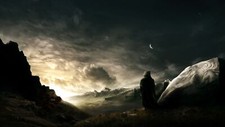 Landscape  dark souls fantasy art moon Custom Gaming Mat Desk picture
