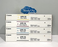 Canon GPR-56 Black Cyan Magenta Yellow Toner Set imageRUNNER ADVANCE C7565i II picture