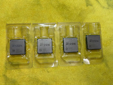LOT OF FOUR RYZEN 5/7 CPUs ***AS IS** No damaged or missing pins picture