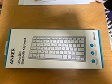 New Anker A7726 White Ultra Compact Slim Wireless Bluetooth Keyboard picture