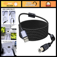 16.4FT USB Printer Cable Type A to B, High-Speed Scanner Cord for HP, Canon, Eps picture